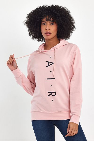 Superlife Superlife Women's Fit Air Printed Oversize Sweatshirt