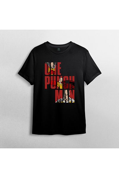 Pixxa Μπλουζάκι One Punch Man Crew Neck 100% βαμβακερό - Μοντέλο 2