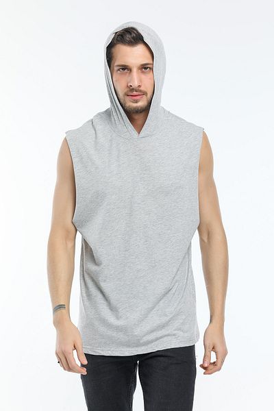 Superlife Ανδρικό μπλουζάκι με κουκούλα Oversize Fit Spr21y04