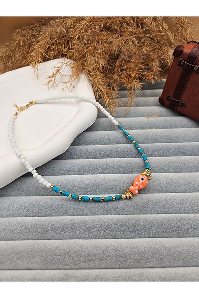 AURA Beads Fish Necklace