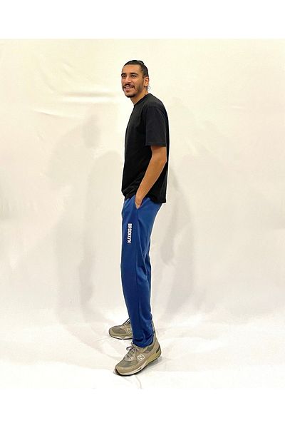 Superlife Ανδρικό λεπτό παντελόνι φούτερ Broklyn Printed - Regular Fit Spr 205
