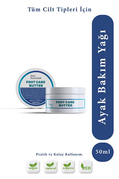New Essentials Foot Care Butter Menthol Foot Heel Repair and Care Oil 50 ml