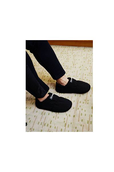 Peluche Μαύρη ανδρική παντόφλα Parachute - Casual Home Shoe PAR-ESH