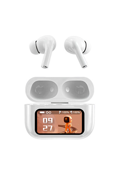 beemen L58 Ekranlı ANC Kablosuz Bluetooth Kulaklık Led Ekran Aktif Gürültü Ön...