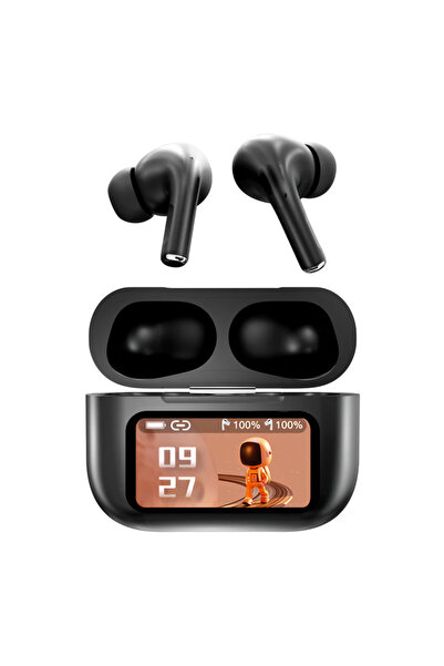 beemen L58 Ekranlı ANC Kablosuz Bluetooth Kulaklık Led Ekran Aktif Gürültü Ön...