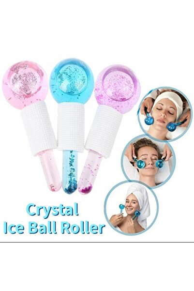Genel Markalar Crystal Ice Ball Roller Yüz Kaldırma Masajı Ice Globes Buz Kür...