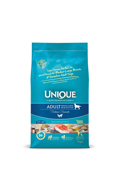 Unique Sensitive Orta ve iri ırk Köpek maması Somonlu