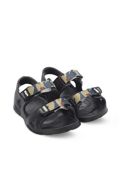 Slazenger Boy's Black Okra Slippers