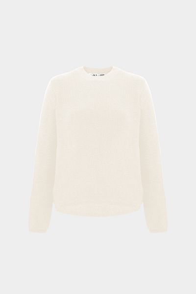 Açelya Okcu Premium Crew Neck Thessaloniki Knit Wool Blended Women's Knitwear Sweater