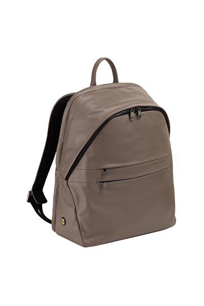 DUDU 41 cm Leder New York Rucksack - Laptop Fach