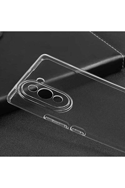 halkhouse Huawei Nova 10 Pro Kılıf İnce Şeffaf Esnek Yumuşak Süper Silikon Kapak