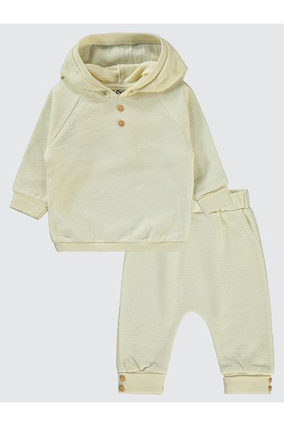 Civil Baby 3-9 Months Baby Boy Ecru Suit Set