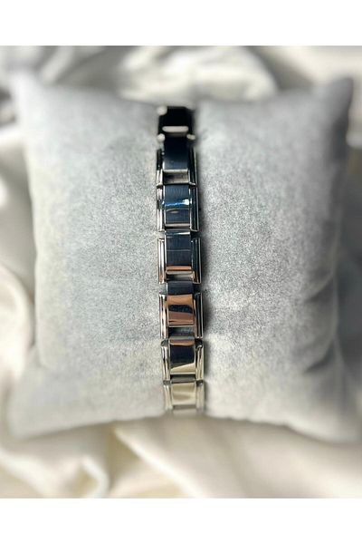 LUZ Italian Charm Stretchy Steel Bracelet (Without Written Written)