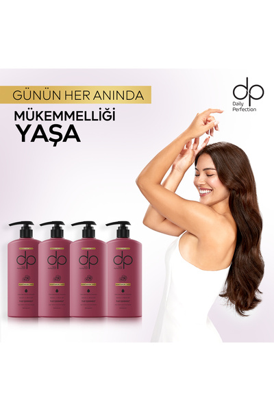 dp Daily Perfection Kantaron Yağı Tuzsuz Şampuan 500 ml X 4 Adet