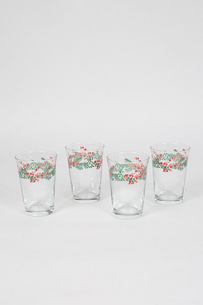 Rakle Winter Kiss - New Year 4-piece Water Glass Set 290 Cc