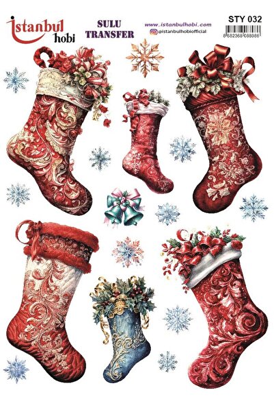 İstanbul Hobi نقل مائي للعام الجديد 25 × 35 سم STY032