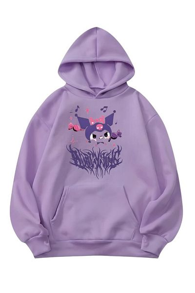 DEEFWEAR Κουκούλα με στάμπα Kuromi