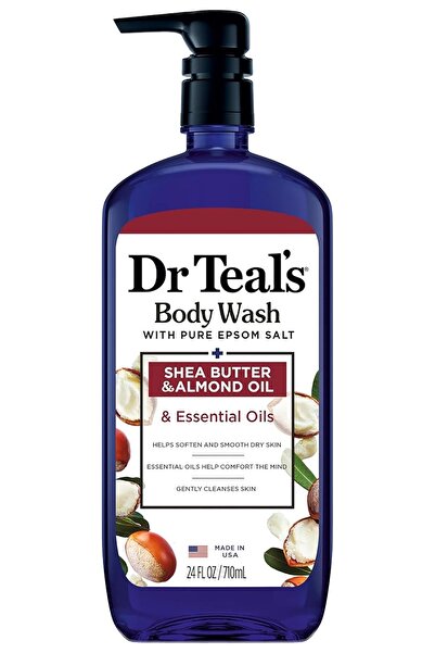 Dr Teals جل الاستحمام دكتور تيلز بزيت الشيا واللوز 710 مل