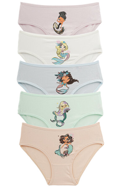 Nicoletta Lycra nyomott lánybugyi - 5 db-os csomag MIXCOLOR