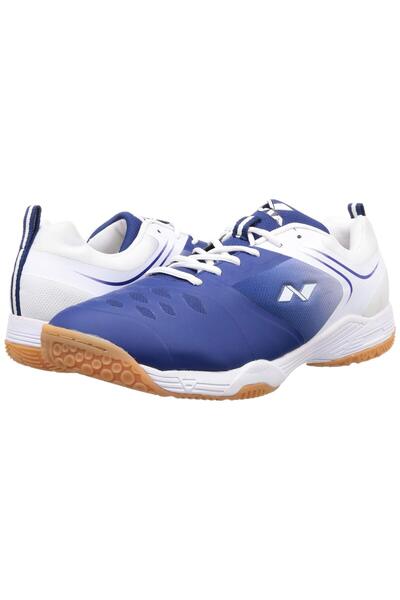 Nivia HY - Court 2.0 Badminton Shoes (Blue/White, 9 UK / 10 US / 43 EU)  | For Mens and Boys |