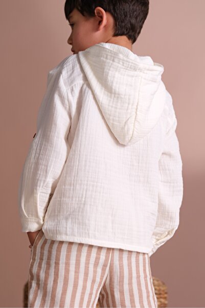 Bondberro Φούτερ μουσελίνας με κουκούλα 100% βιολογικό