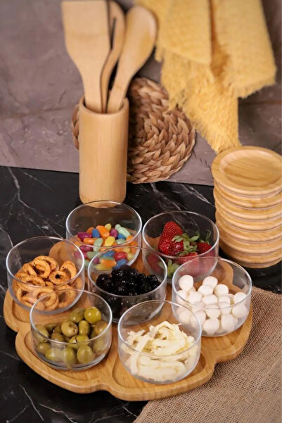 Bambum Duo 7-Pack Bamboo Silicone Airtight Glass Breakfast - 300 ml