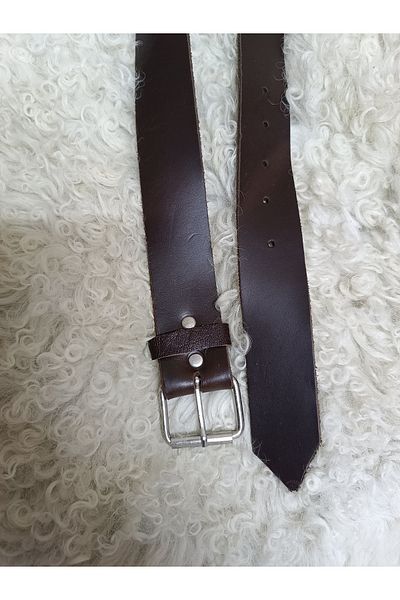 hoaryage Unisex Γνήσιο Δέρμα Αγελάδας Αθλητική Ζώνη Πλάτος 4 cm