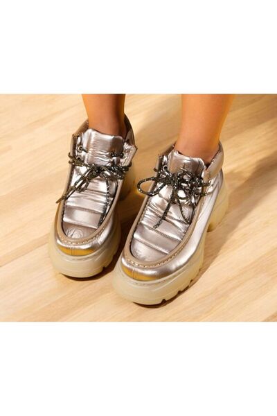 LABRONA Kadın Yüksek Tabanlı Bağcıklı Günlük Bot