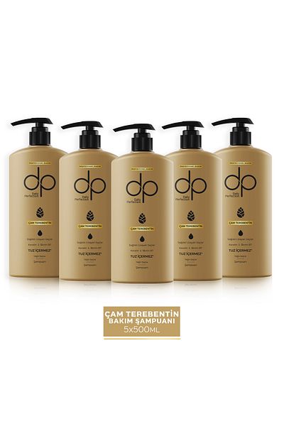dp Daily Perfection 500 ml X 5 Pcs Pine Turpentine Shampoo