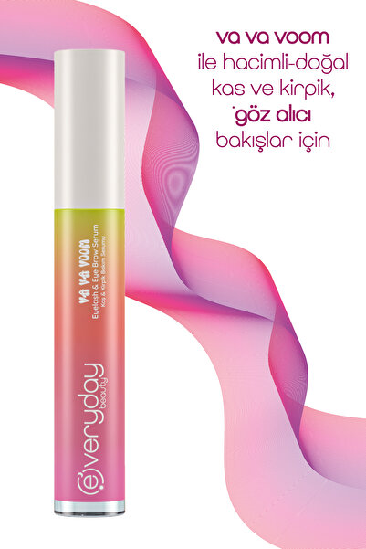 Everyday Beauty Va Va Voom Strengthening Nourishing Revitalizing Eyebrow Eyelash Serum 10 ml X Set of 2