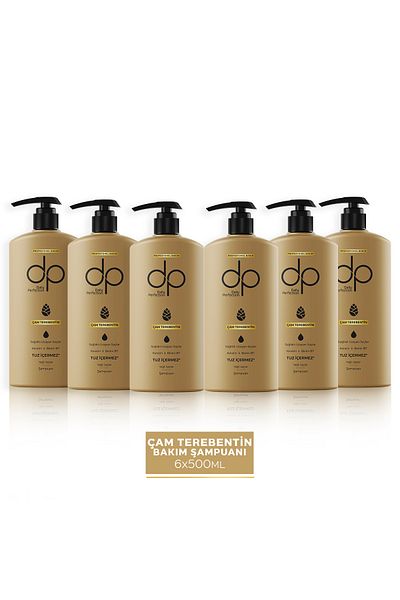 dp Daily Perfection 500 ml Pine Turpentine Shampoo - X 6 Pieces