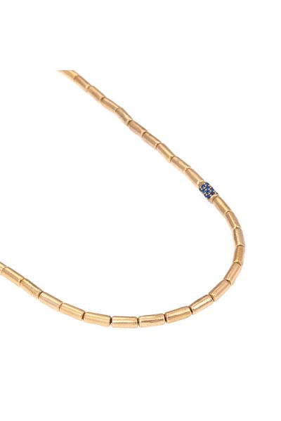 Juju Bronze Necklace With Stone Detail