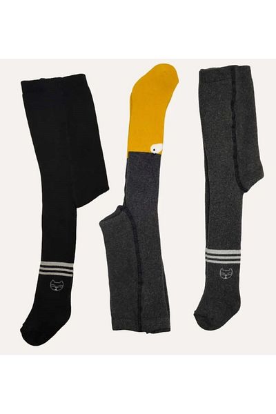 Defne Baby 3 Pairs of Towel Cotton Winter Children's and Baby Pantyhose