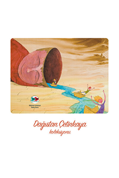 Vak Vak Yayınları Vakvak, -A Dream: Swimming Inside- Set of 3 Notebooks-Cetinkaya from the Mountain-Unlined-192 Pages-14X21Cm