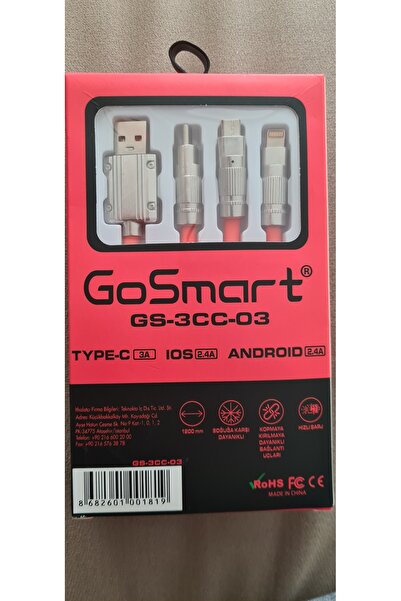 GoSmart Kablo Go smart GS-3CC-03