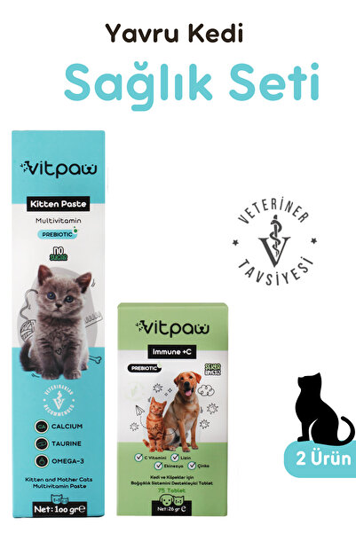 vitpaw Yavru Kedi Sağlık Seti (Kitten Paste, Immune C+)