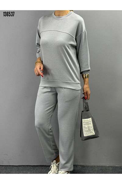 Kokosh moda New Season Women's Viscose Crew Neck Double Suit