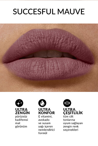 AVON Ultra Mat Ruj - Successful Mauve