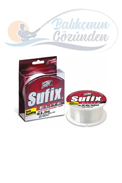 Albastar Sufix Elite Misina Clear 0.28mm - 300mt - 6.6kg