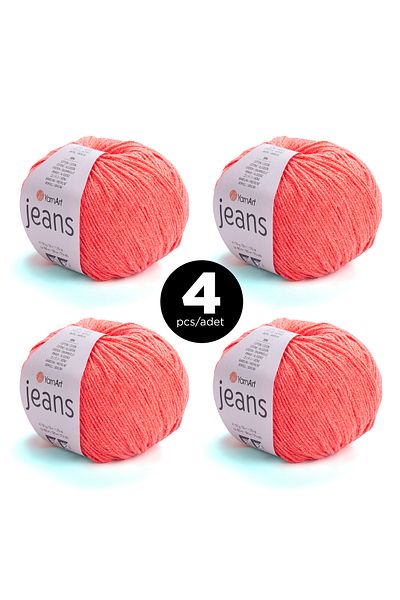 Yarnart Jeans Knitting Strip - 61 - Pack of 4