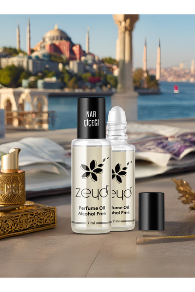 zeyd Nar Çiçeği Kokusu Alkolsüz Esans 7 ml Parfüm Esansı Roll-on EDP Cep Parf...