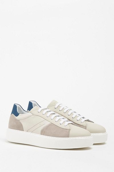 Galliano Shoes Granada Genuine Leather Beige Soft Suede Eva Ready Sole Sneaker