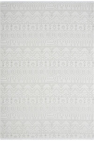 Karmen Halı Zenith Zn010a Gri Halı Etnik Desenli Modern Parlak Yumuşak Kadife...