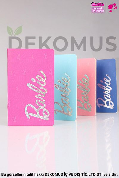 Barbie Caiet cu dungi BARBIE 60 FOI LICENȚIATE DEKOMUS 13x21 CM