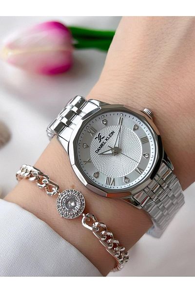 Daniel Klein Dk.ft.1.367 Steel Cord 30 Mt Water Resistant New Season Stylish Design Women's Wristwatch