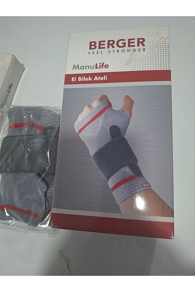 BERGER Manulife Knitted Hand Wrist Splint Left XXL