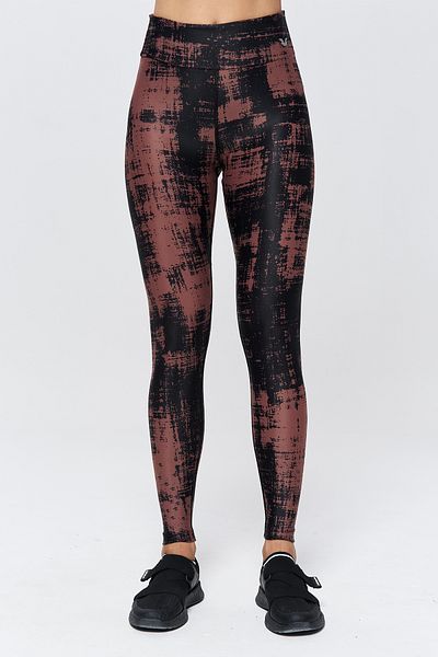 bilcee Women's Soil High Waist Patterned Leggings 4112