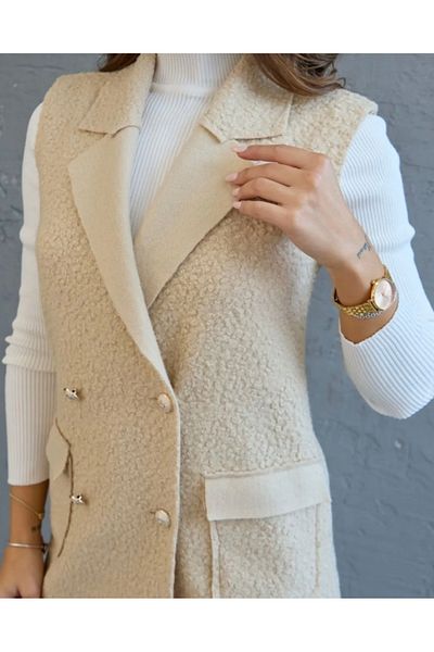 PANCAARTE College Button Buckle Vest