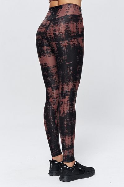 bilcee Women's Soil High Waist Patterned Leggings 4112