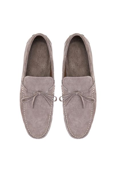 Desa Daron Gray Men's Suede Loafer